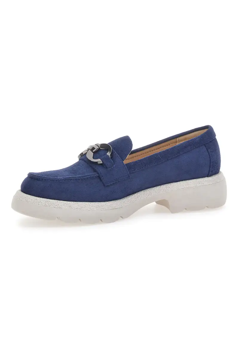 Mocassino Blu Scamosciato Le Havre Paris 2300513 [NAVY] miniatura 4
