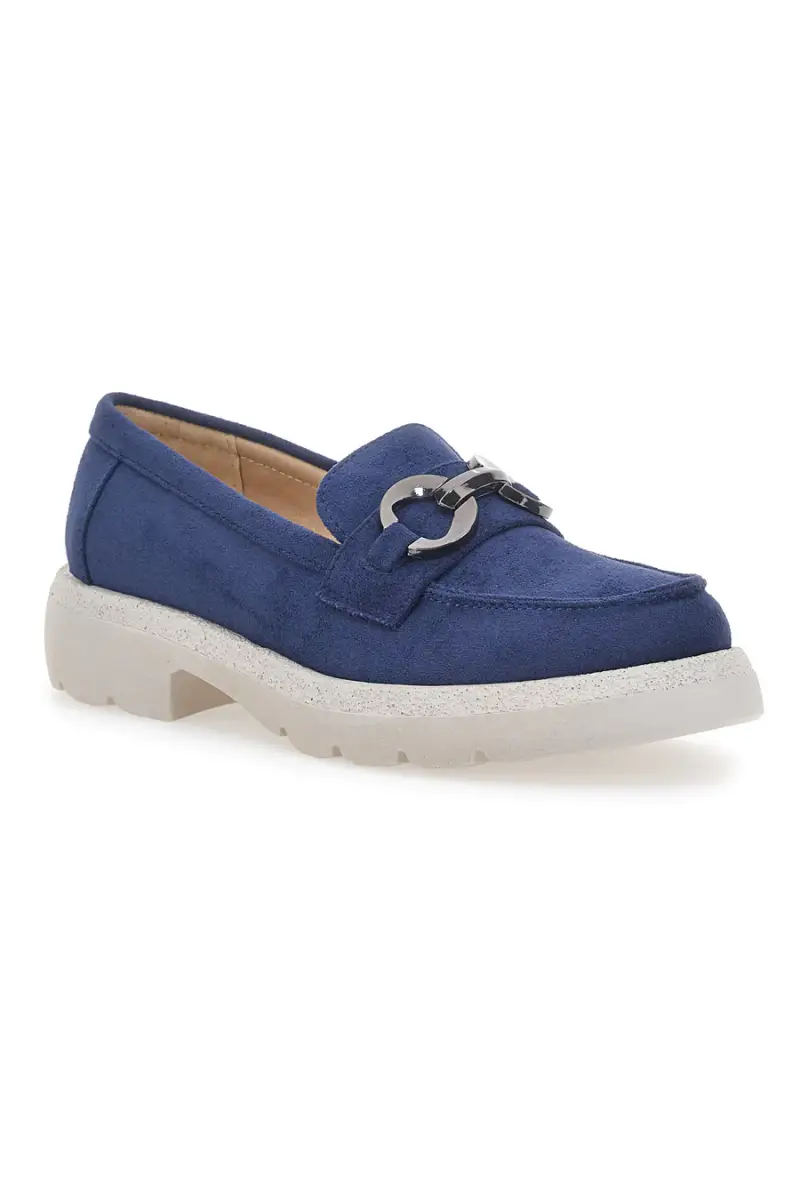 Mocassino Blu Scamosciato Le Havre Paris 2300513 [NAVY] miniatura 2