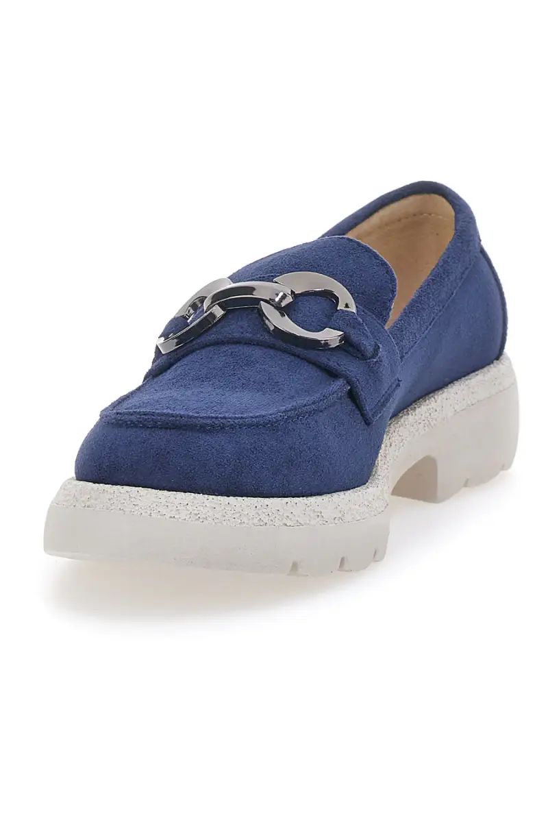 Mocassino Blu Scamosciato Le Havre Paris 2300513 [NAVY] miniatura 3