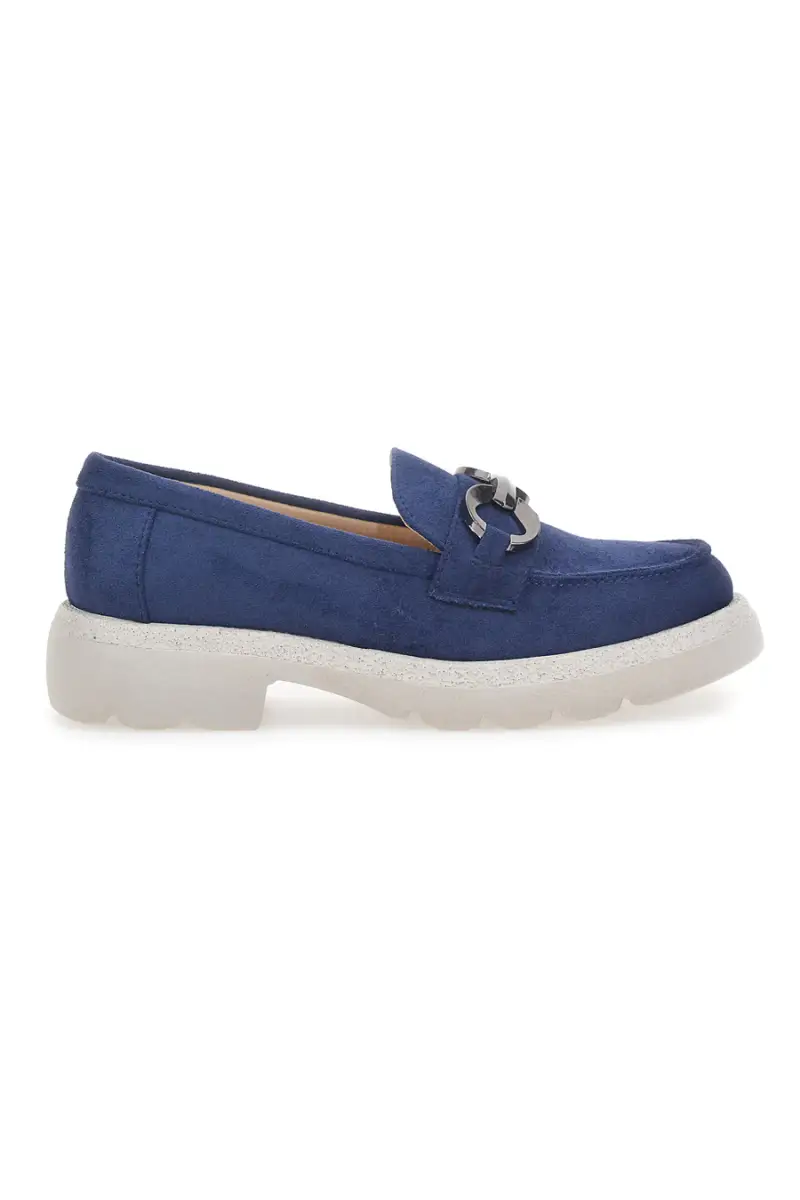 Mocassino Blu Scamosciato Le Havre Paris 2300513 [NAVY]