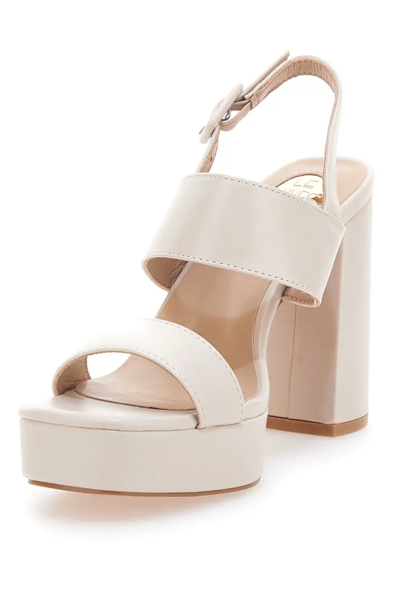 Sandali con tacco alti beige LE HAVRE 865 [BEIGE] miniatura 3