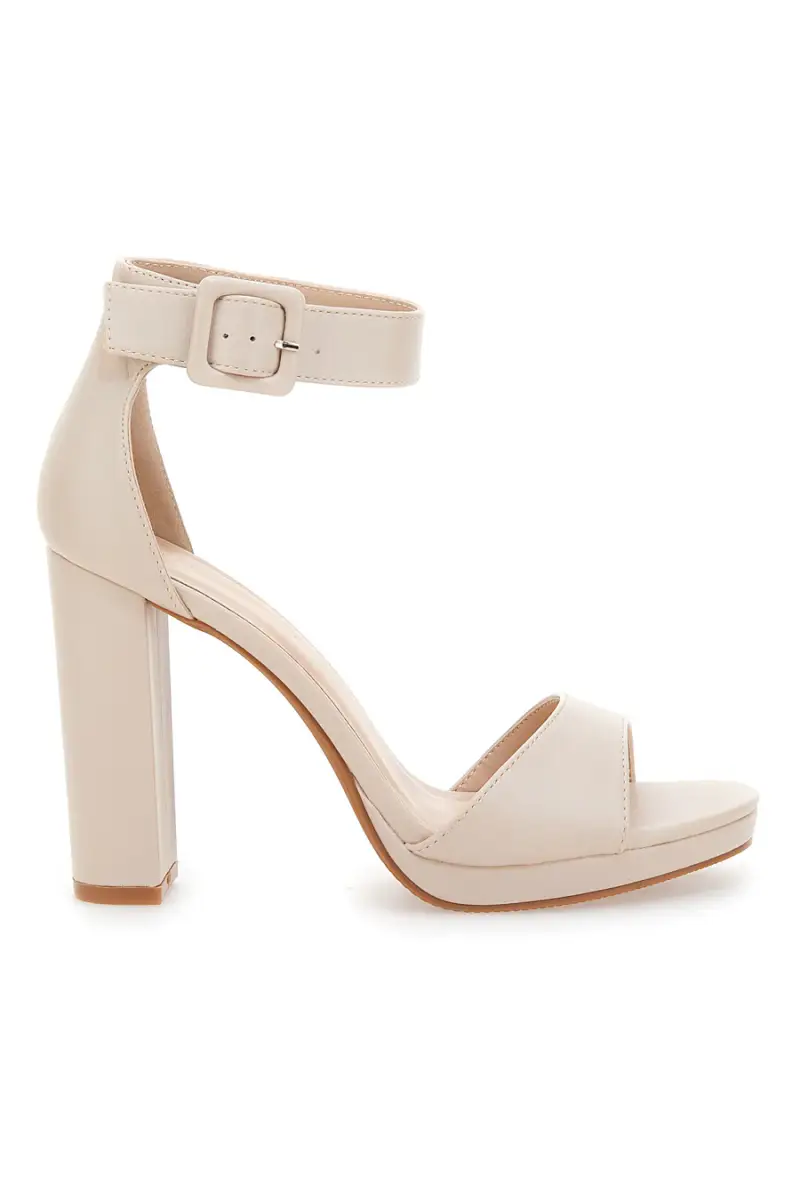 LE HAVRE PARIS Sandali con tacco Beige 3031061