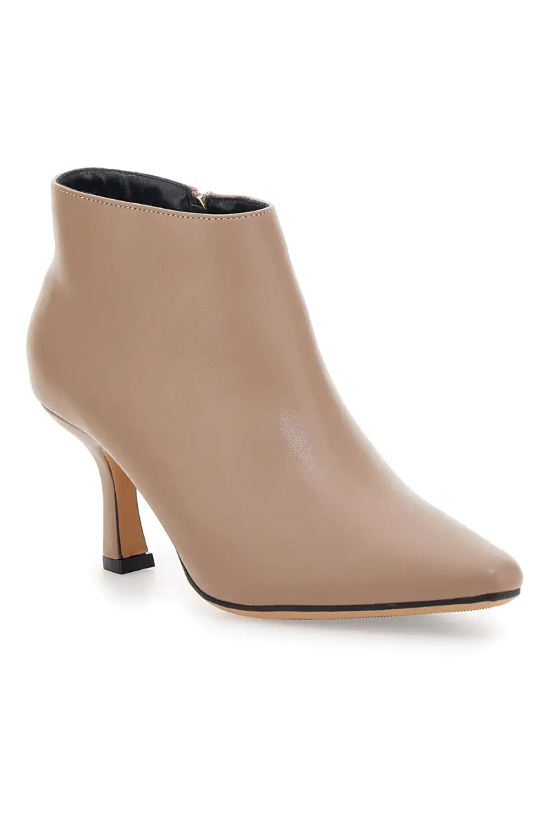 Stivaletti Ankle Nude Con Tacco da Donna Le Havre Paris 1254 [TAN] miniatura 2