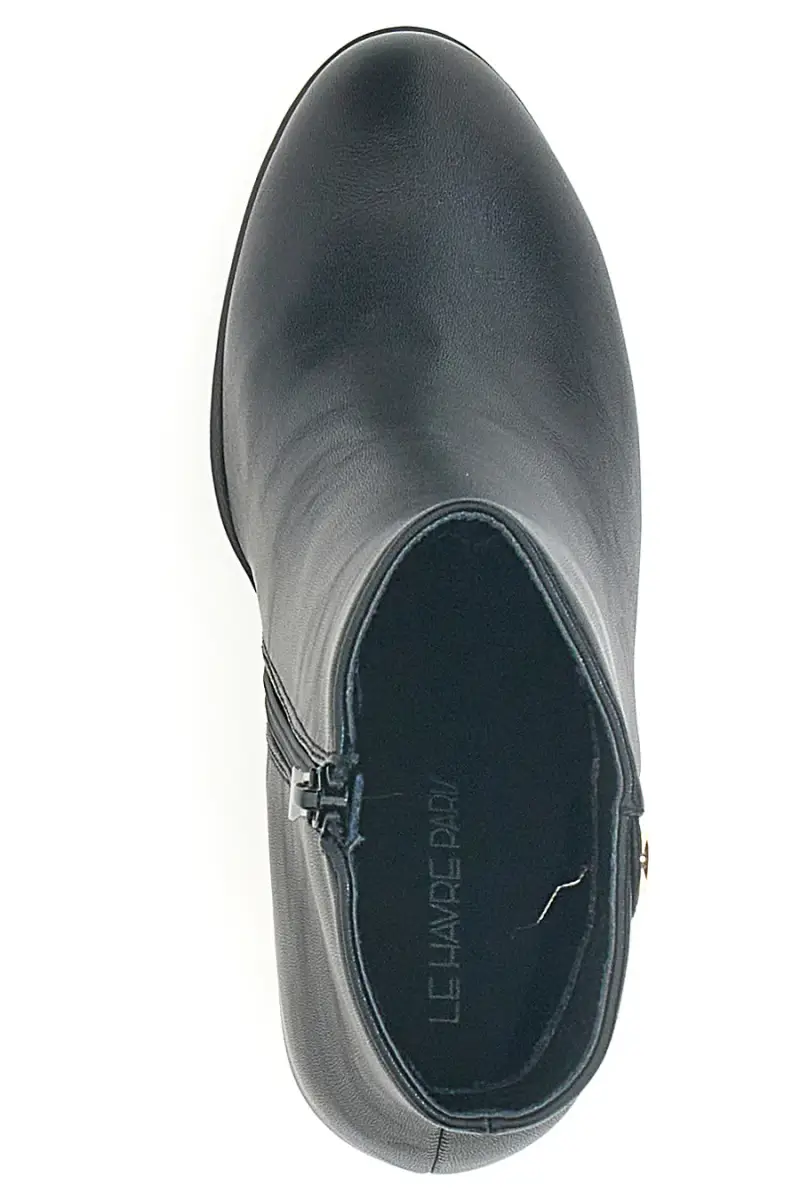 Stivaletti Neri con Dettagli Dorati e Tacco Alto Le Havre Paris RQ23WT8 [NERO] miniatura 3