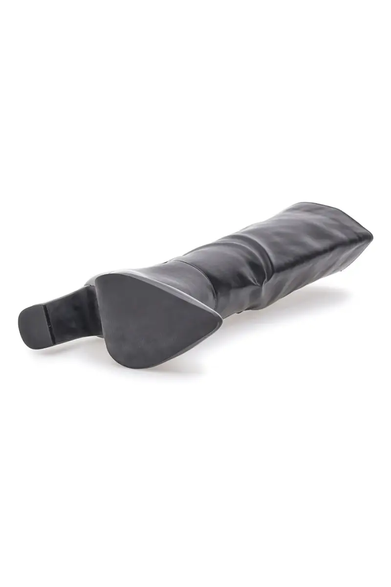 Stivali neri con tacco svasato LE HAVRE Paris 802 [NERO] miniatura 5