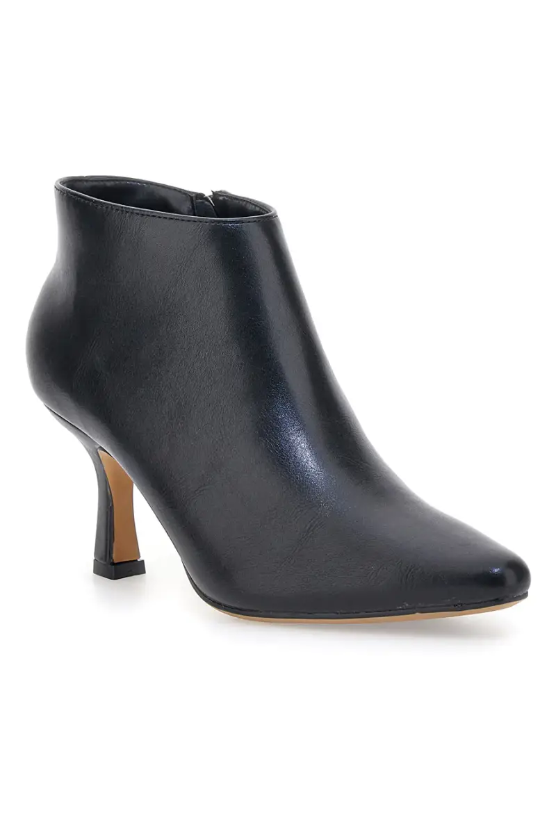 Tronchetti neri con tacco sottile Le Havre Paris 7001 [NERO] miniatura 2