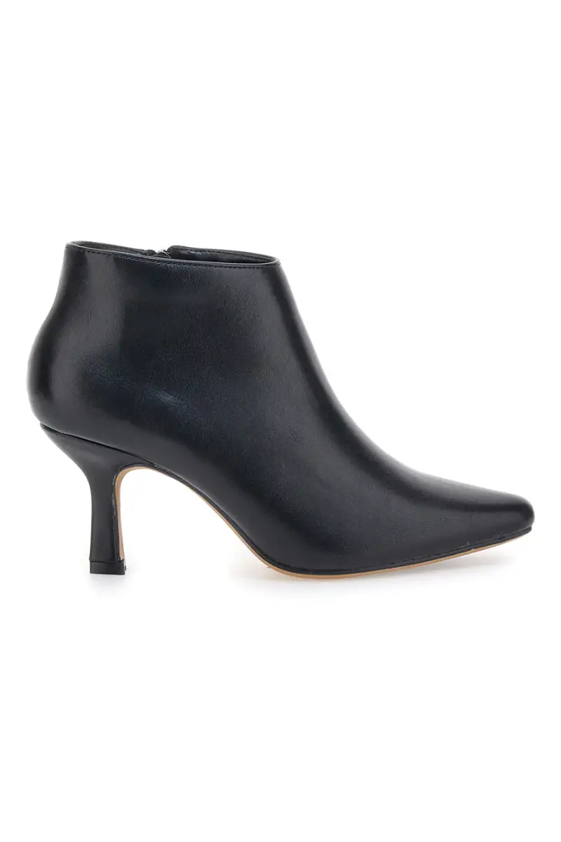 Tronchetti neri con tacco sottile Le Havre Paris 7001 [NERO]