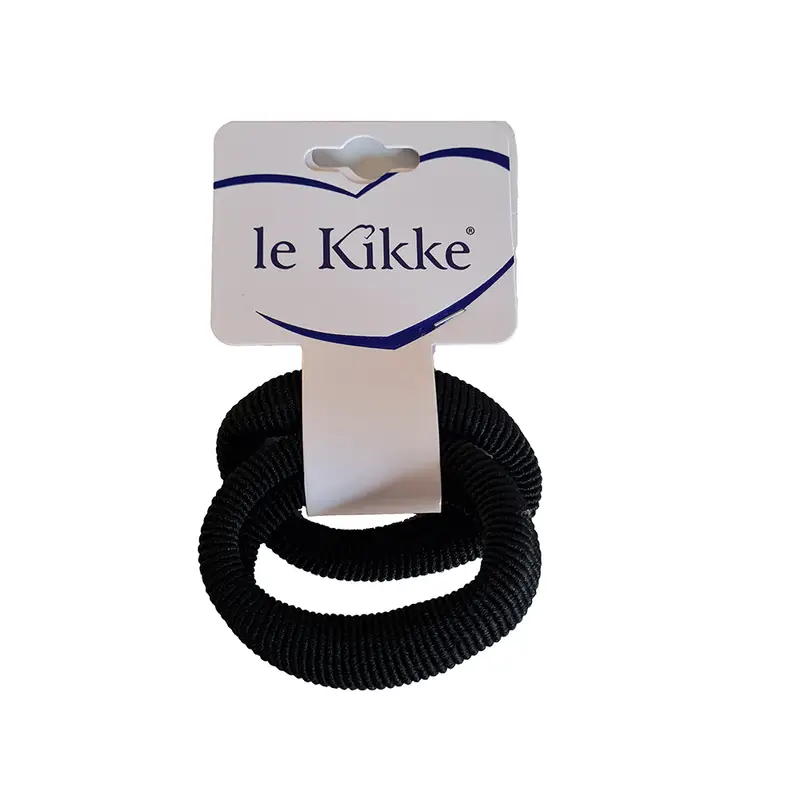 Elastici polsoni neri 5Ø - 2 pz