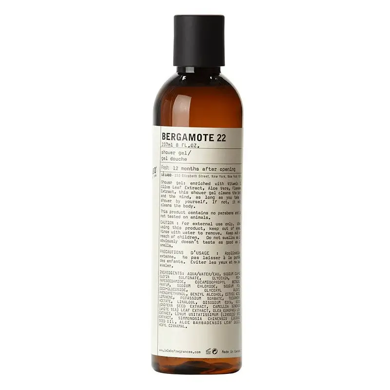 Le Labo Bergamote 22 Gel Doccia 237 Ml