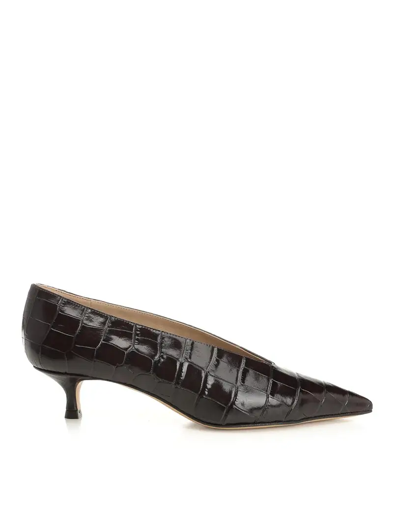 Babouche Kitten Shoe Marrone