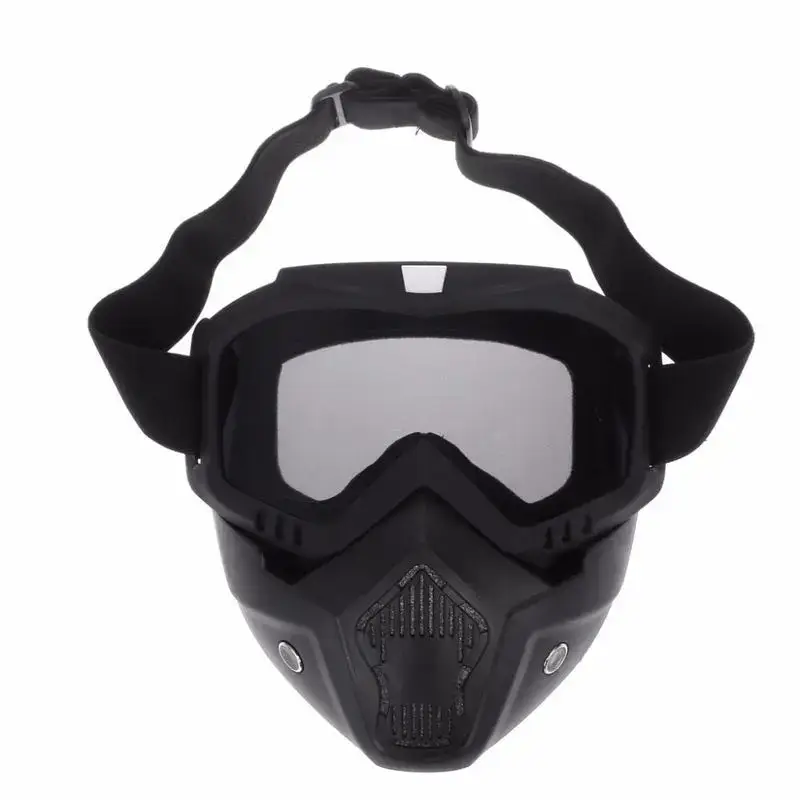 La maschera matta con schermo di fumo Le Motard Bleu