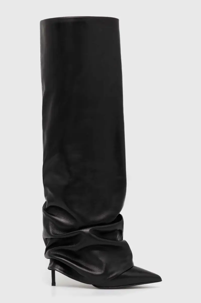 stivali in pelle Stivale Andy donna colore nero 2030A100R1PPGLO001 miniatura 2