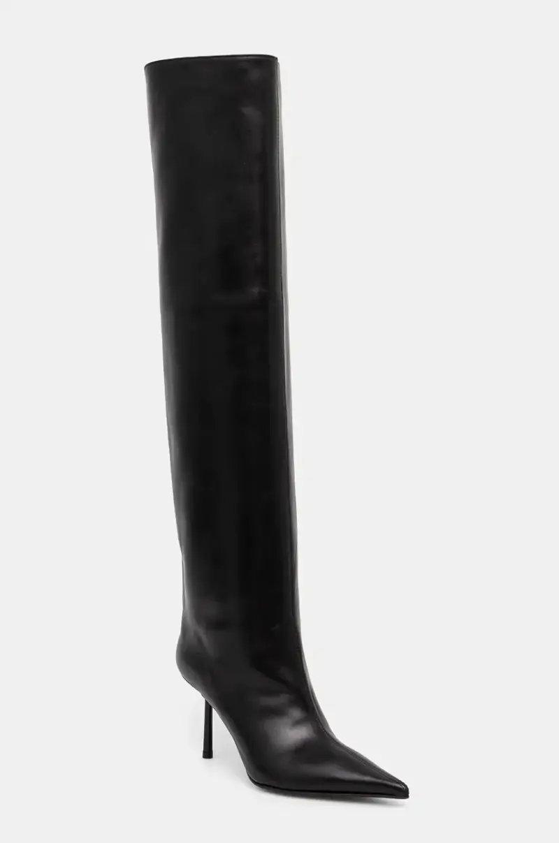 stivali in pelle Stivale Bella donna colore nero 4276C080BXPPGLO001 miniatura 2