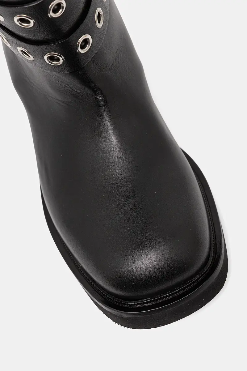 stivali in pelle Stivale Harley colore nero 1848C040MGPPCHI294 miniatura 5