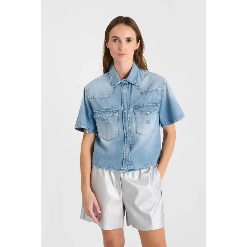 Camicia da donna in denim Le Temps des cerises Mona