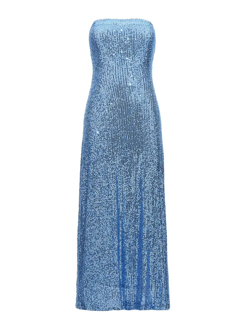 vestito gina Azzurro