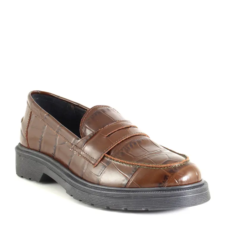 Mocassino Oxford Marrone, Testa Di Moro miniatura 2