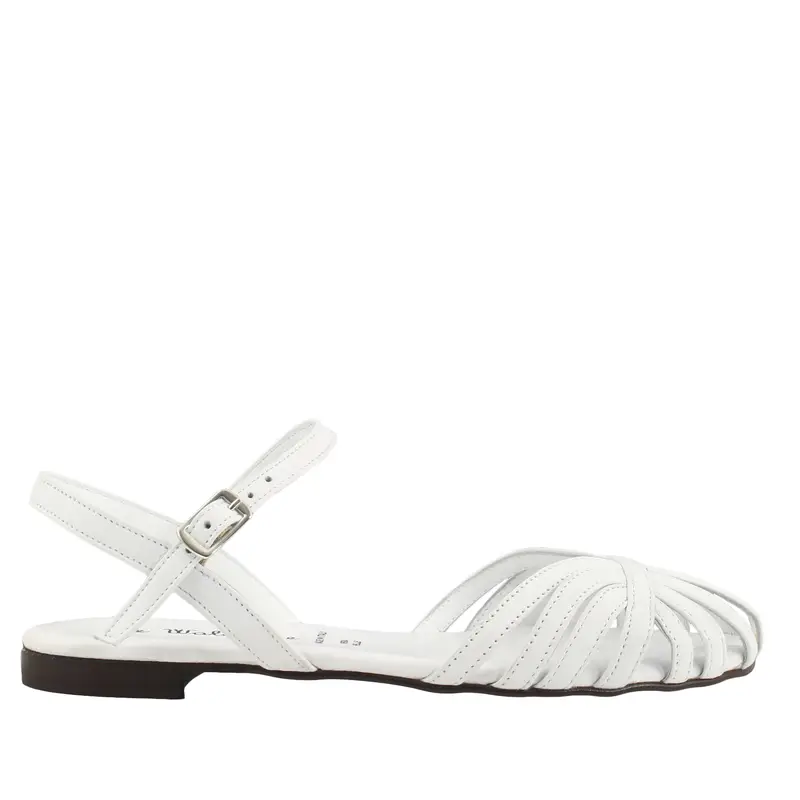 Le Walterine Sandalo Crab Bianco Size EU 40