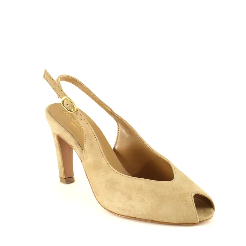 Slingback Ornella Beige miniatura 2
