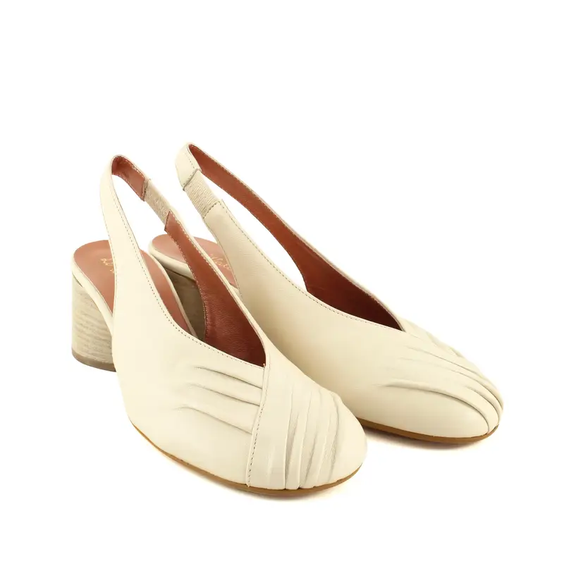 Slingback Rosetta Bianco miniatura 2