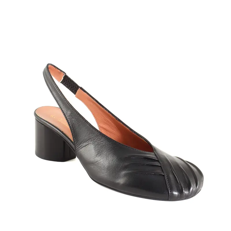 Slingback Rosetta Nero miniatura 2