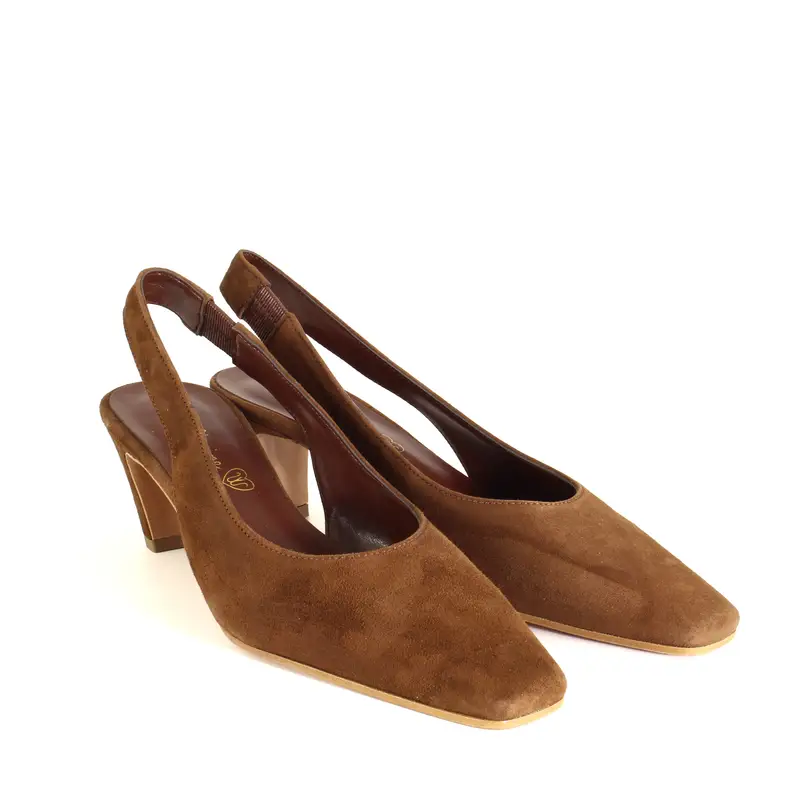 Slingback Samoa Marrone miniatura 2