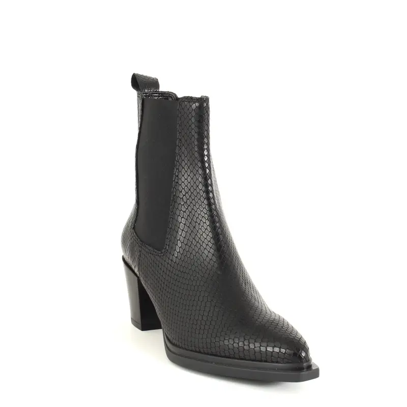 Stivaletto Lorenza Animalier, Nero miniatura 2