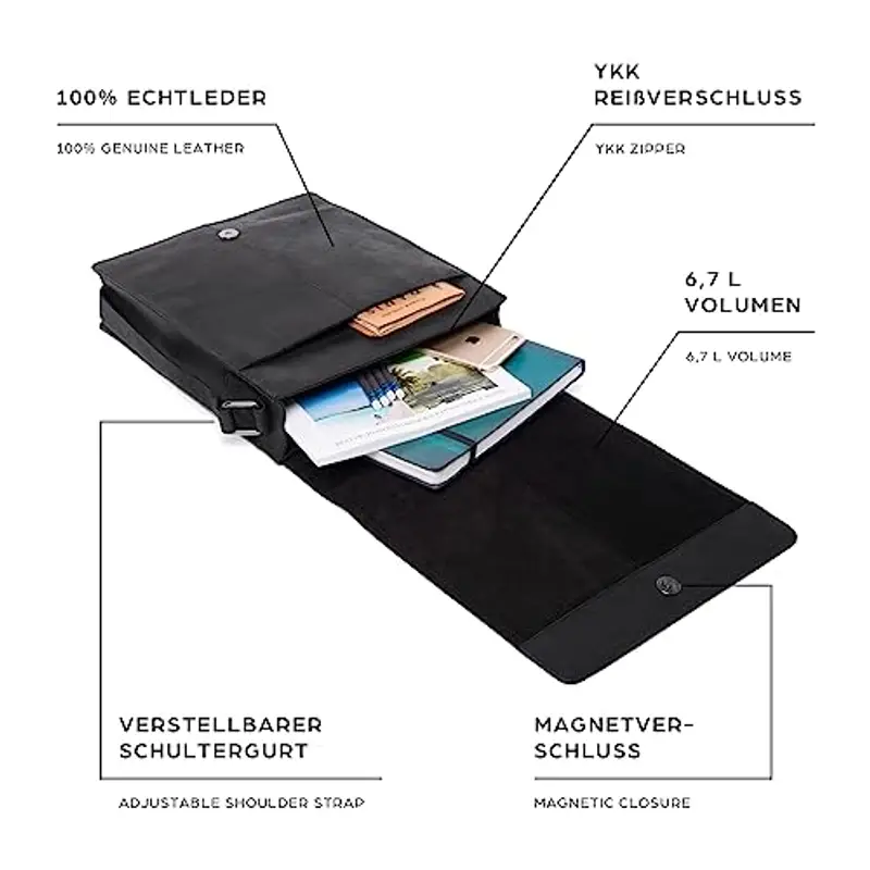 LEABAGS Borsa a tracolla Uomo 1913149 miniatura 3