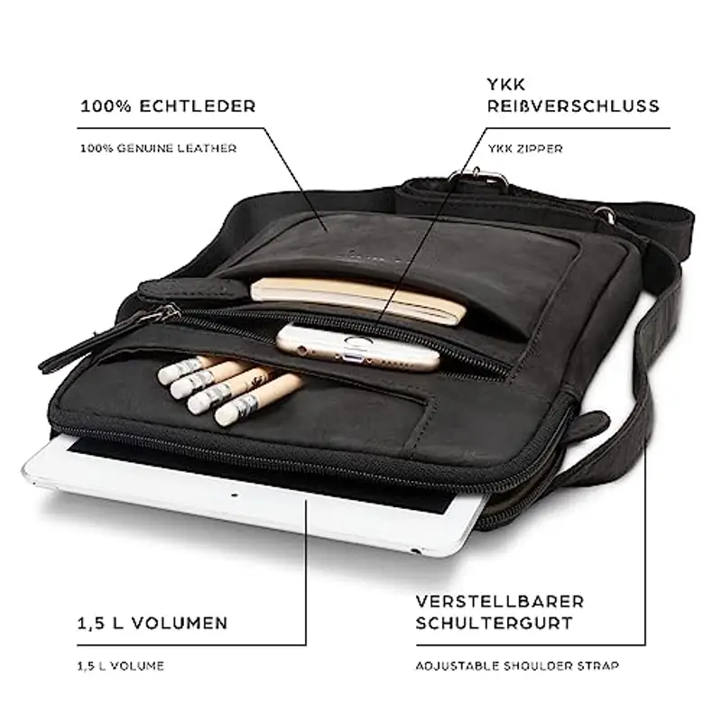 LEABAGS Borsello Uomo 1280625 miniatura 3