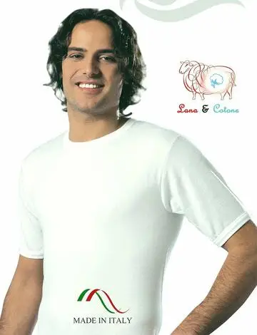 MAGLIA GIROCOLLO LANA COTONE TAGLIE FORTI UOMO LEABLE 90 Tg 10-12