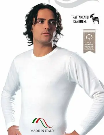 MAGLIA IN COTONE FELPATO MANICA LUNGA UOMO LEABLE 202 TG 4/7