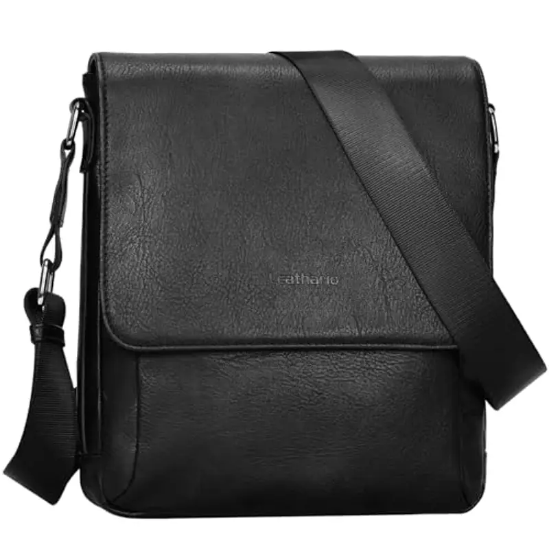 Leathario Borsello Uomo Nero 1597526