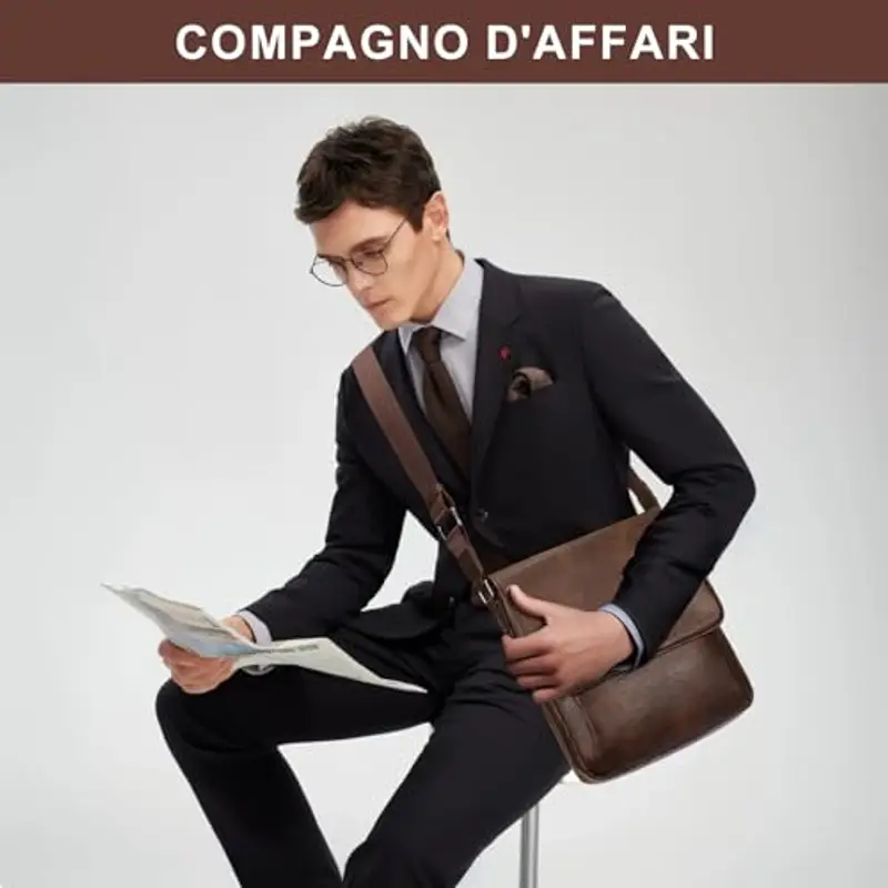 Leathario Borsello Uomo Multicolore 1885838 miniatura 2