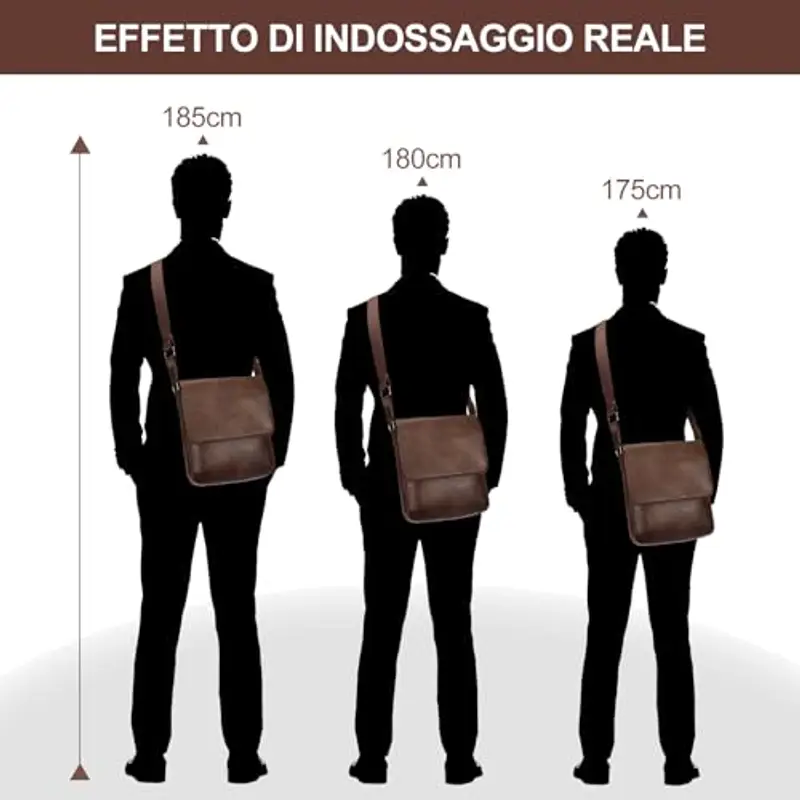 Leathario Borsello Uomo Multicolore 1885838 miniatura 3