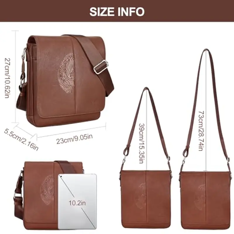 Leathario Borsa a spalla Uomo 1605900 miniatura 2