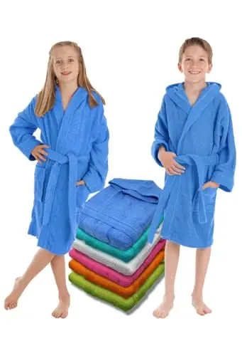 LEBENGOOD Accappatoio Bambino e Bambina, Ragazzo e Ragazza, Neonato, Bimbo e Bimba, Unisex - 100% Cotone OEKO-TEX®