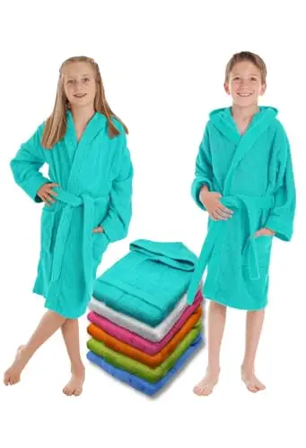 LEBENGOOD Accappatoio Bambino e Bambina, Ragazzo e Ragazza, Neonato, Bimbo e Bimba, Unisex - 100% Cotone OEKO-TEX®