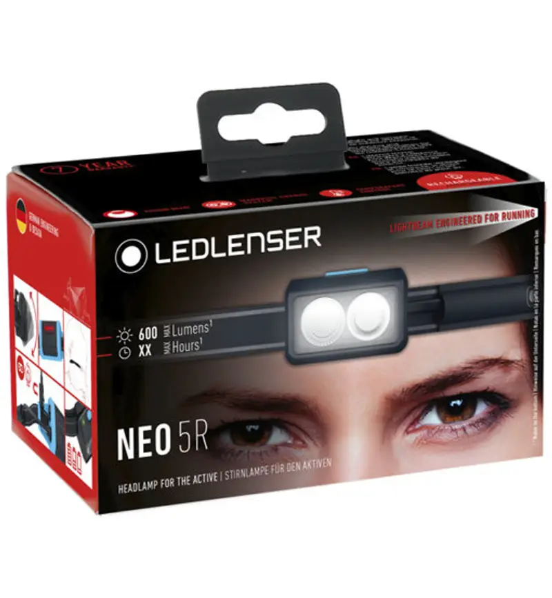 NEO5R - lampada frontale Black