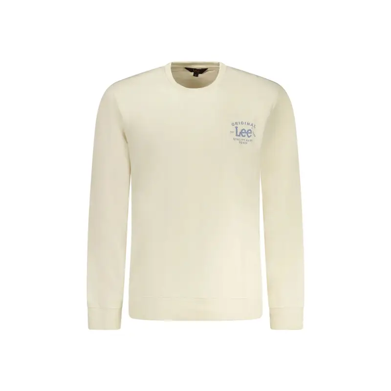 Lee Maglia Uomo beige con Stampa Logo