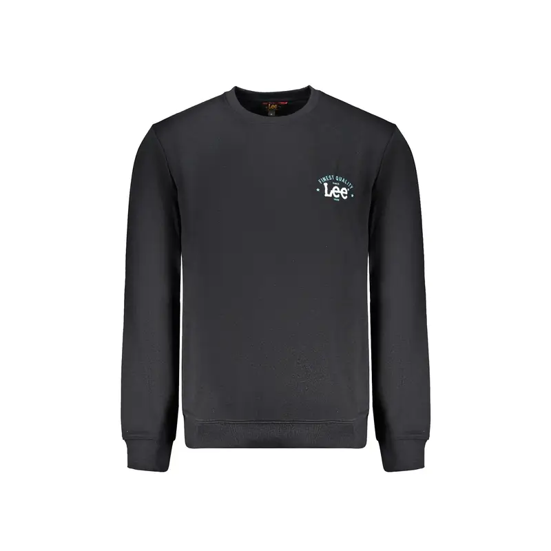 Lee Felpa Uomo Nera con Stampa Logo