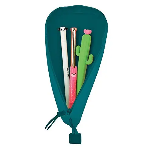 Legami - Astuccio in Morbido Silicone, 20x5 Cm, Petrol Blue miniatura 2