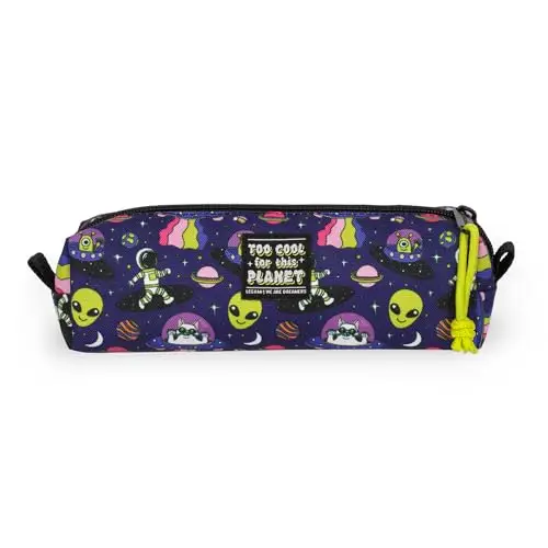 Legami - Astuccio My Pencil Case, Tema Space, Chiusura a Zip, in Plastica riciclata, Resistente, Capiente, Pratico, per