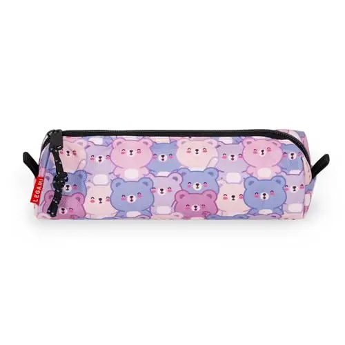 Legami - Astuccio My Pencil Case, Tema Teddy Bear, Chiusura a Zip, in Plastica riciclata, Resistente, Capiente miniatura 3