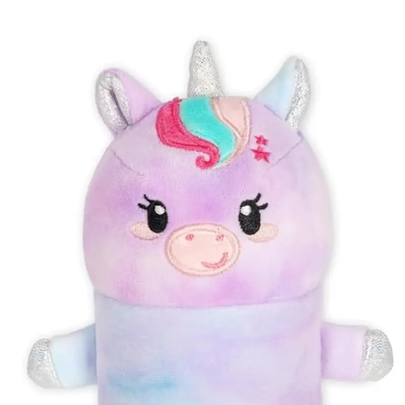 Legami - Astuccio Super Soft, Tema Unicorn, Astuccio soffice, Cartoncino con Disegno da colorare incluso, 100% miniatura 3