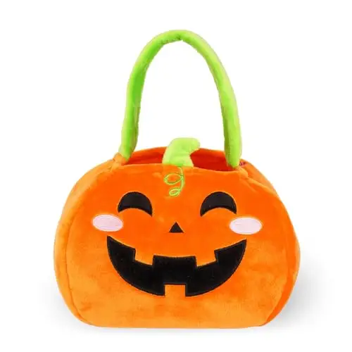 Legami - Borsa per Dolcetto o Scherzetto Halloween, Pumpkin, Sacchetto Porta Caramelle, Candy Bag, In Tessuto Morbido