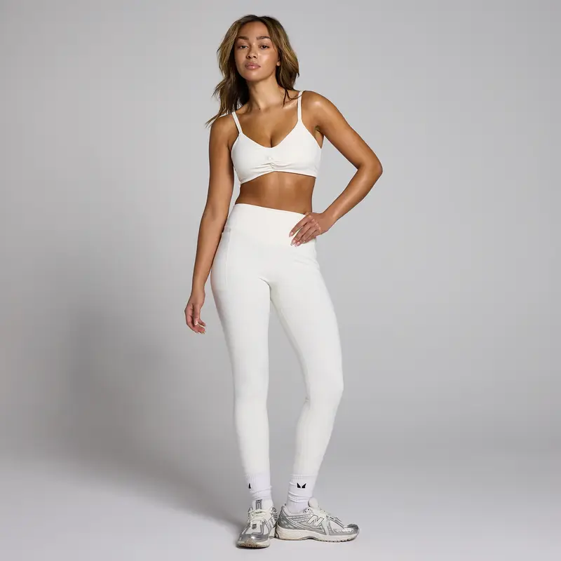 MP Leggings Donna Bianco 1380270 miniatura 2