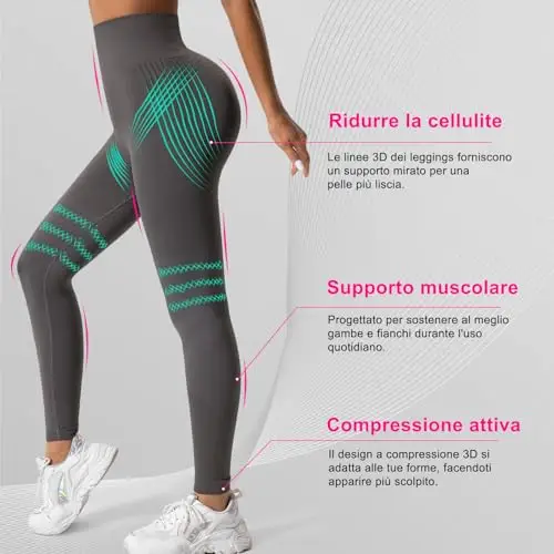 Deedlite Leggings Donna Rosso 3127629 miniatura 2