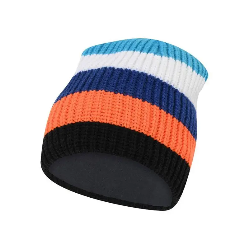 Berretto Sci Righe 707 Bo Blu Arancio Bambino 50/52