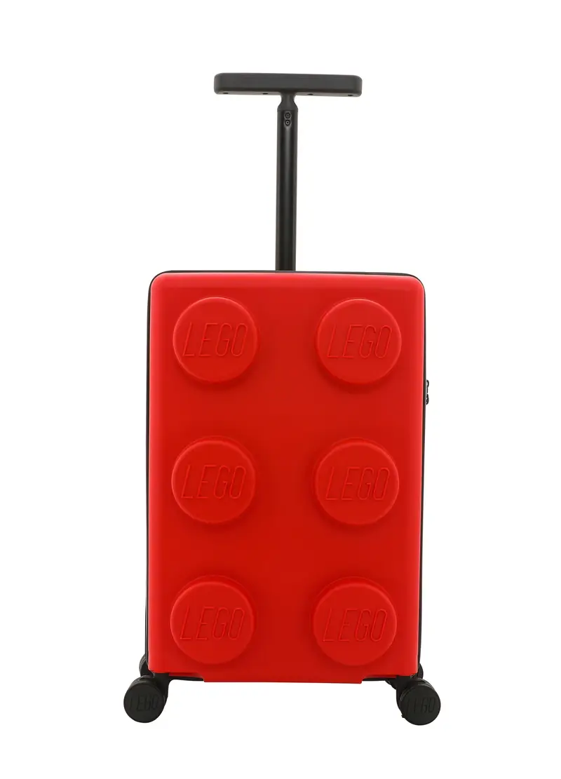 LEGO, Trolley Da Viaggio Mattoncino 2x3, Unisex, Rosso, Taglia: ONE SIZE