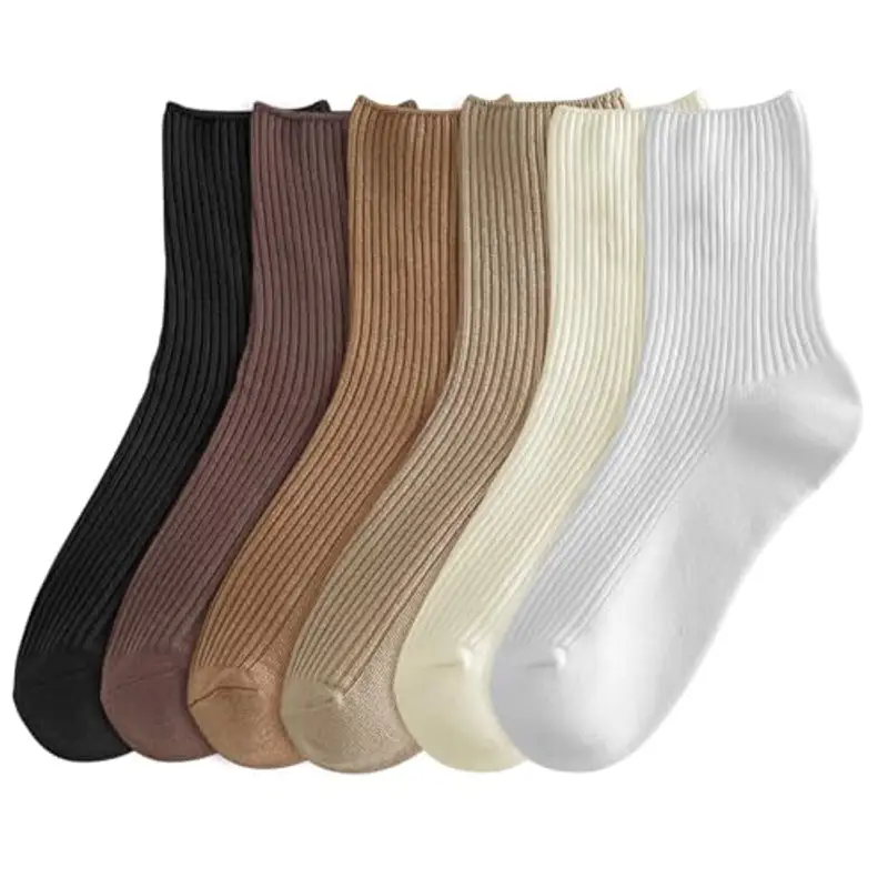 LEIKEDUN Calzini Donna Cotone Sportivi Multicolore